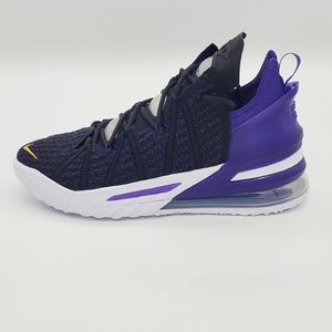 LeBron XVIII 18 lakers blk gold purple CQ9283-004